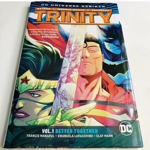 DC Universe Rebirth Trinity 2017 Hardcover Comic Graphic Novel Superman Batman
